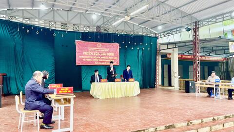 Phiên tòa giả định tuyên truyền, phổ biến, giáo dục, pháp luật về phòng, chống tảo hôn năm 2024