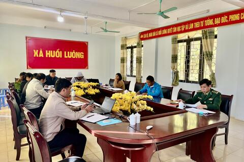 Dự hội nghị trực tuyến phiên họp UBND huyện thường kỳ tháng 11 năm 2024